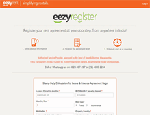 Tablet Screenshot of eezyrent.com